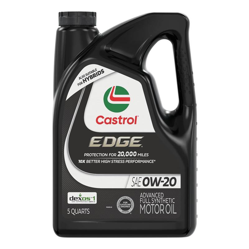 Óleo de motor Castrol EDGE 0W-20 Advanced totalmente sintético 5L